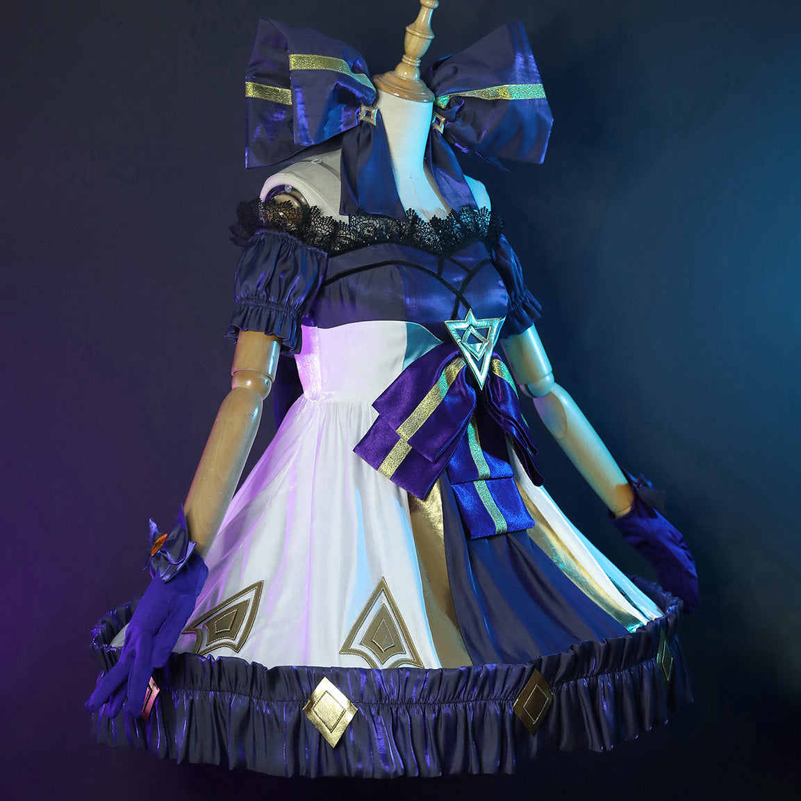 Game LOL Gwen Role Dress Full Set Cosplay Costumes