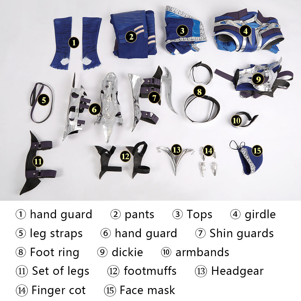 Mortal Kombat 1 Kitana Top Level Female Cosplay Costumes