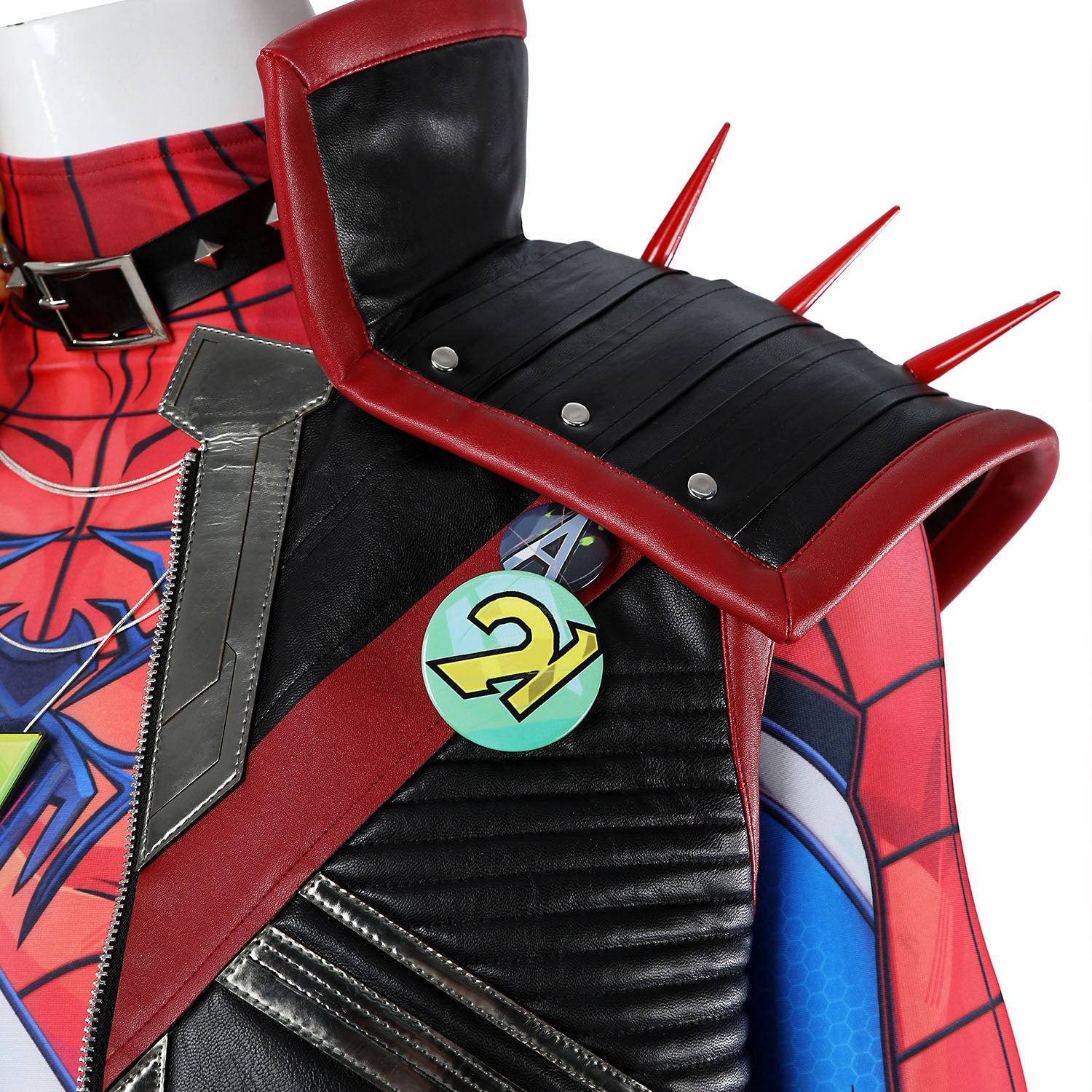 Marvel Rivals Spider punk 2099 Jumpsuit Full Set Cosplay Costumes