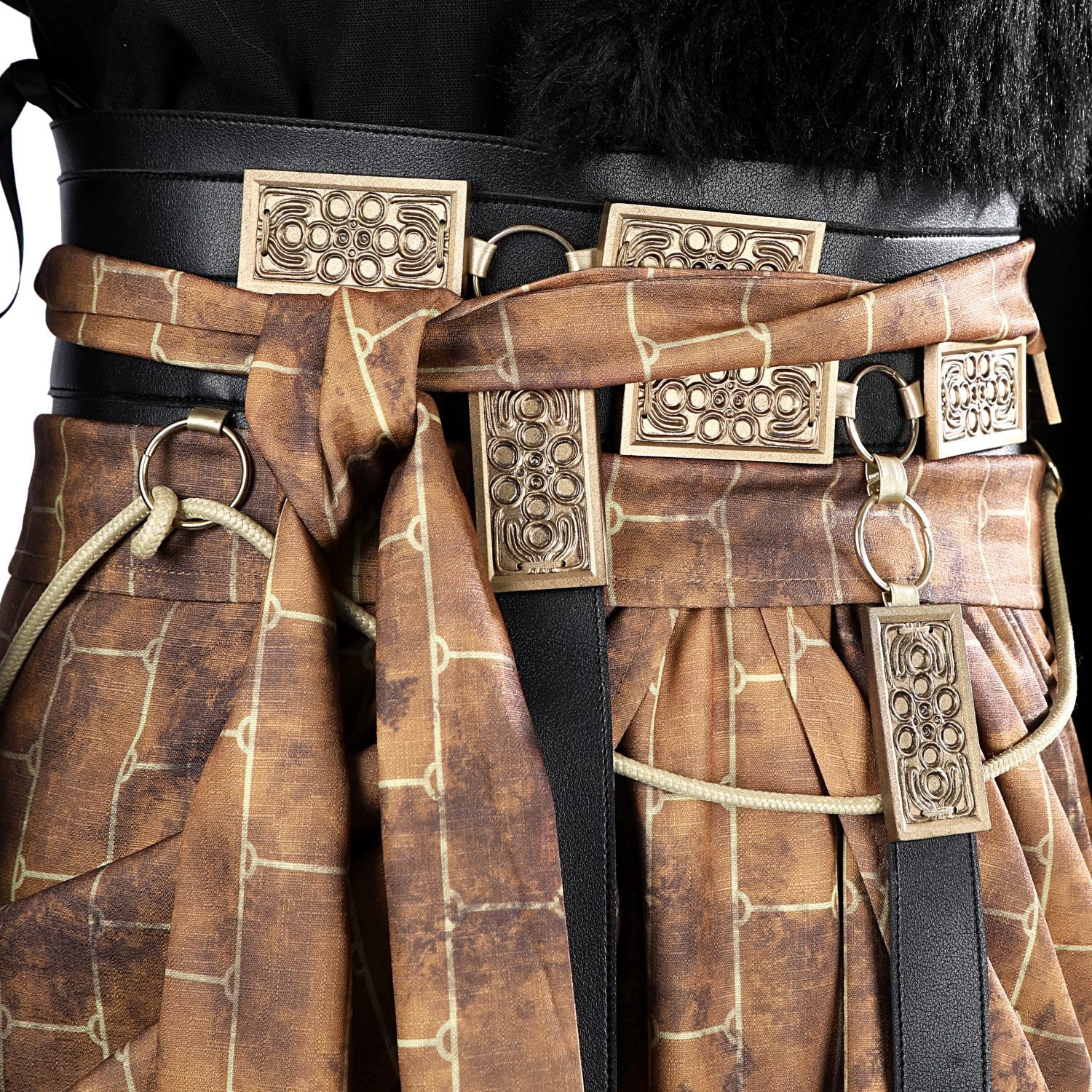 Black Myth: Wukong Ebongold Silk Robe Top Level Cosplay Costumes