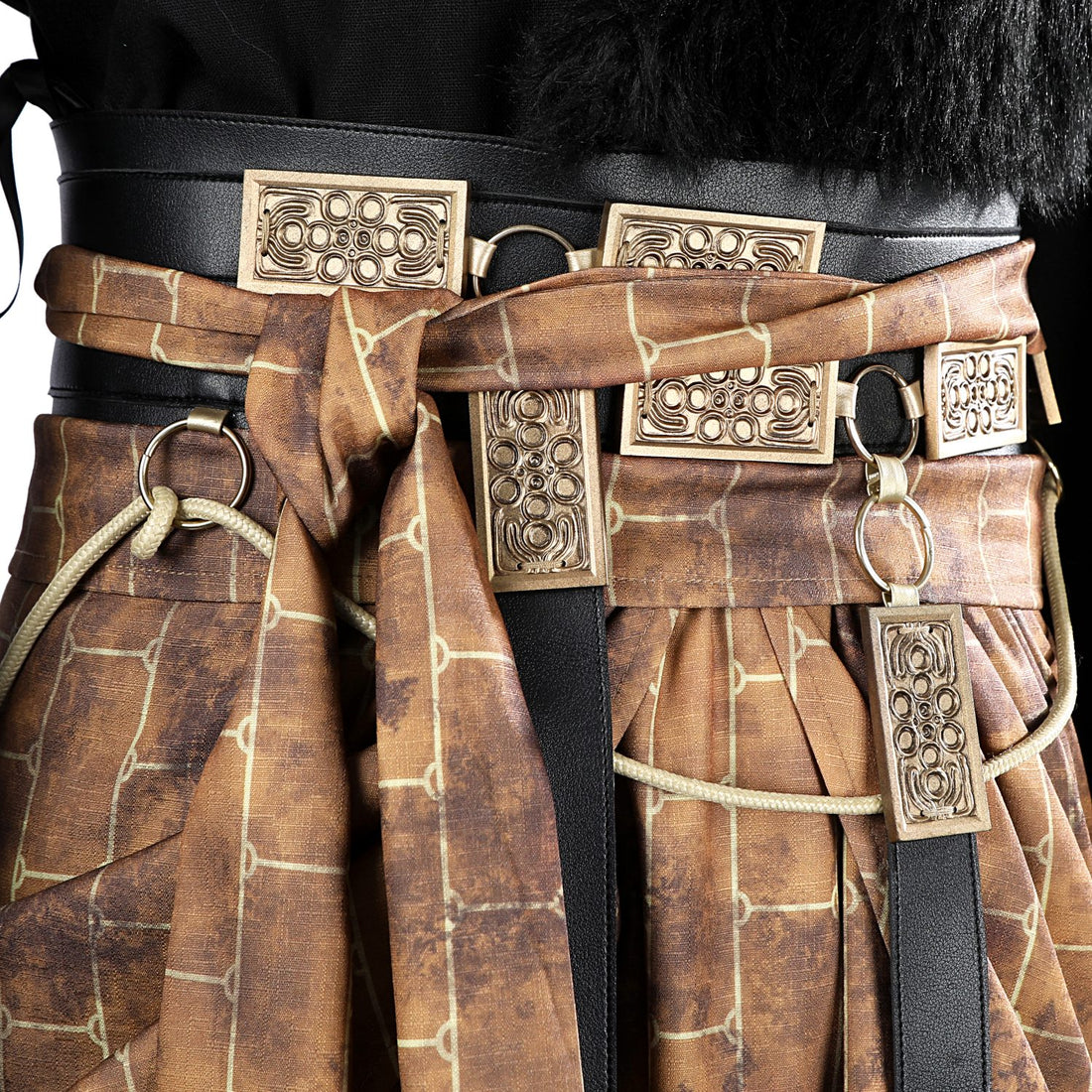 Black Myth: Wukong Ebongold Silk Robe Top Level Cosplay Costumes