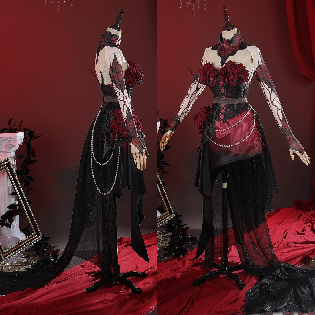 Identity V Bloody Queen Mary Full Set Cosplay Costumes