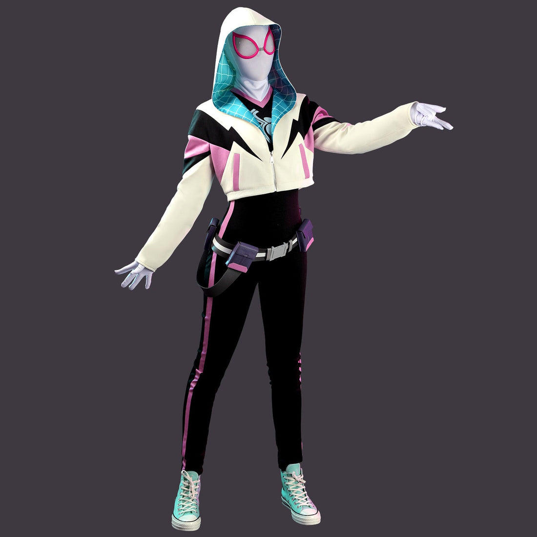 Your Friendly Neighborhood Spider-Man Gwen Jumpsuit Cosplay Costumes