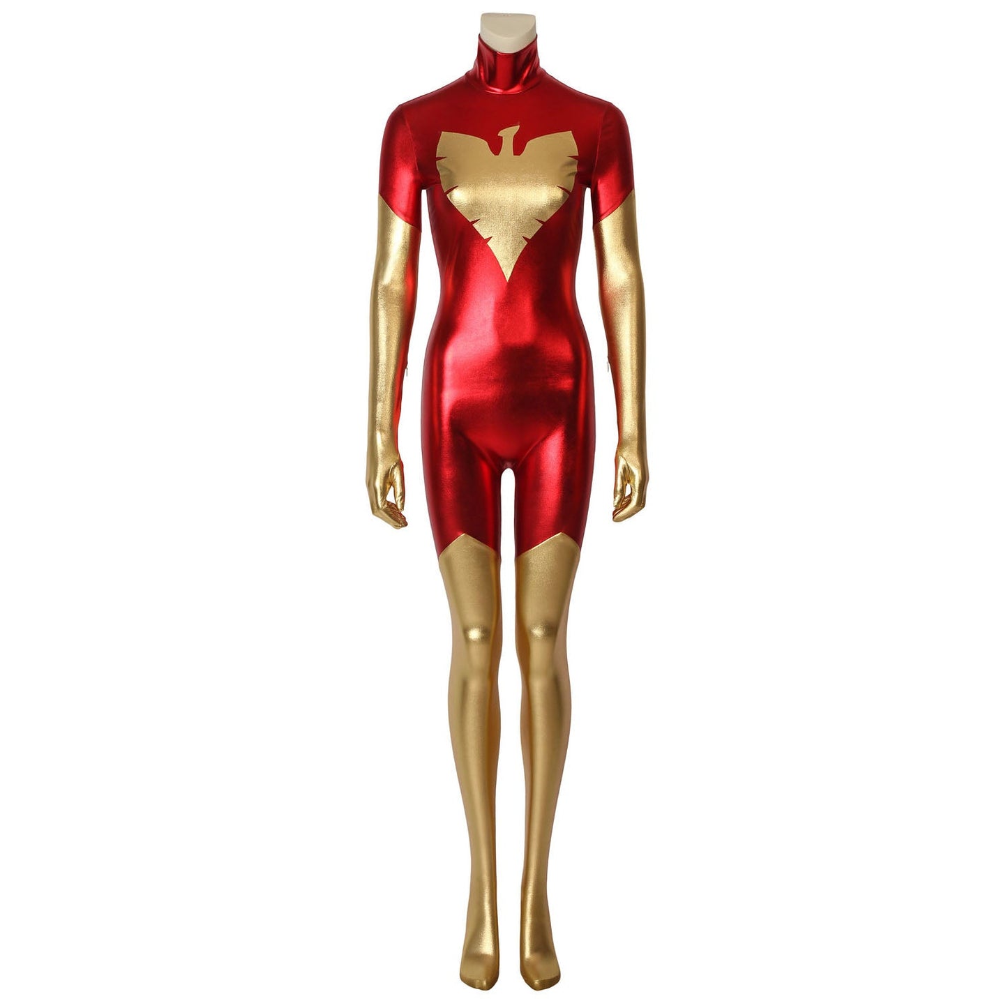 X-Men Dark Phoenix Jean Grey Gold and Red Jumpsuit Cosplay Costumes