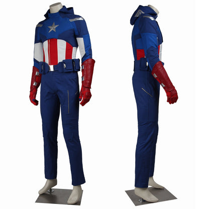 The Avengers Captain America Steve Rogers Male Fullset Cosplay Costumes