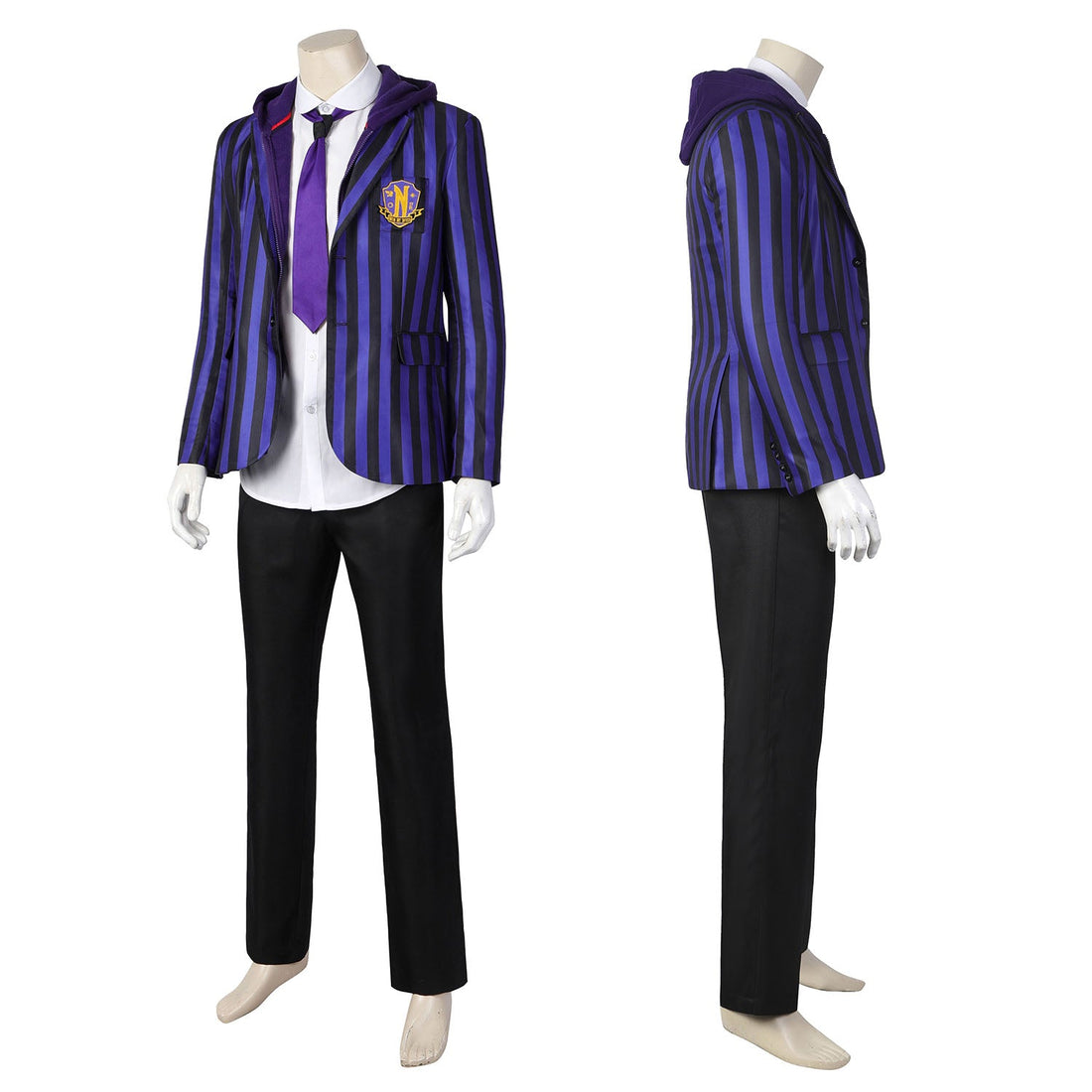 Wednesday 2 The Addams Family Xavier Thorpe Ajax Petropolus Nevermore Academy Uniform Cosplay Costume
