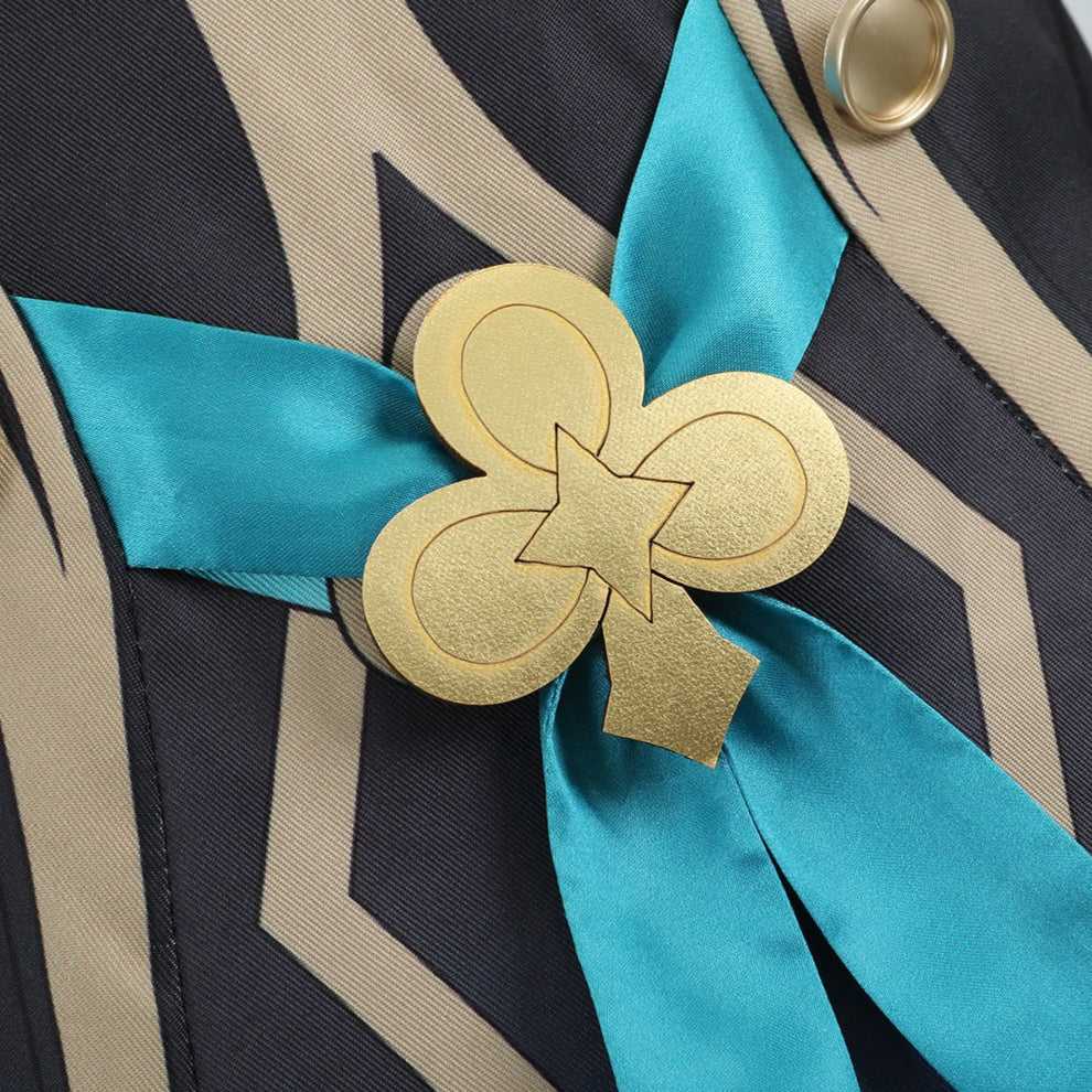 Honkai: Star Rail Aventurine Fullset Glasses Watch Cosplay Costumes