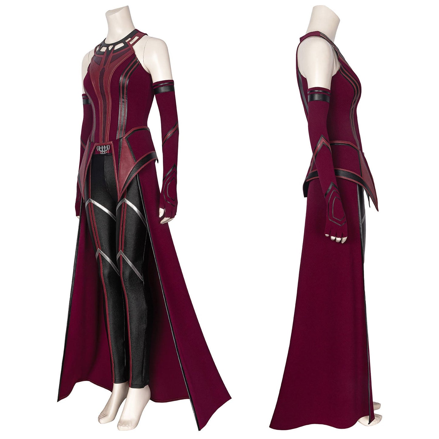 Wanda Vision Scarlet Witch Wanda Female Fullset Cosplay Costumes