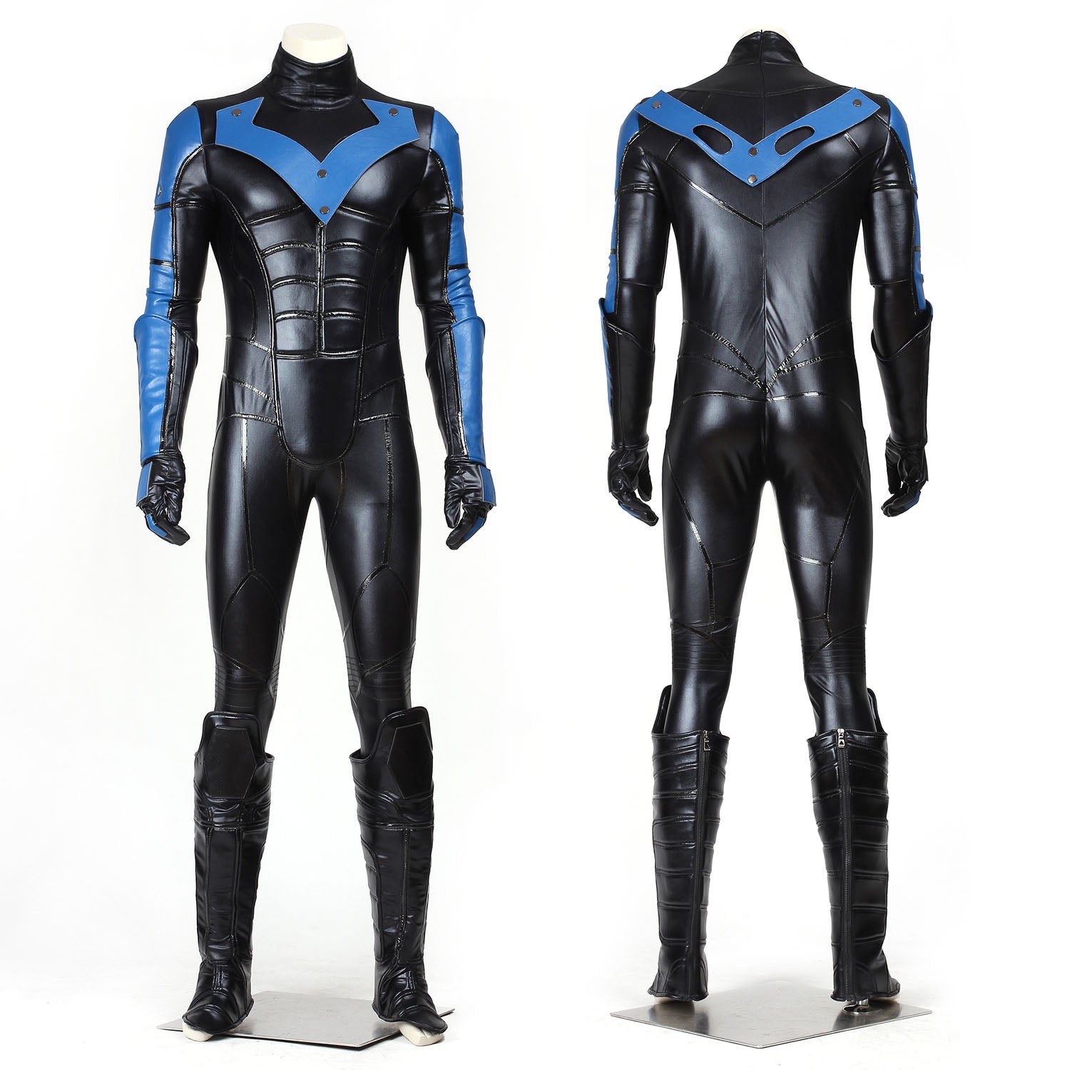 Batman Arkham City Nightwing Dick Grayson Male Fullset Cosplay Costumes
