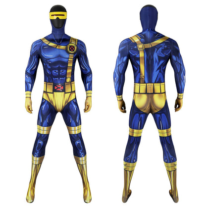 X-Men'97 Cyclops Scott Summers Male Halloween Jumpsuit Costumes