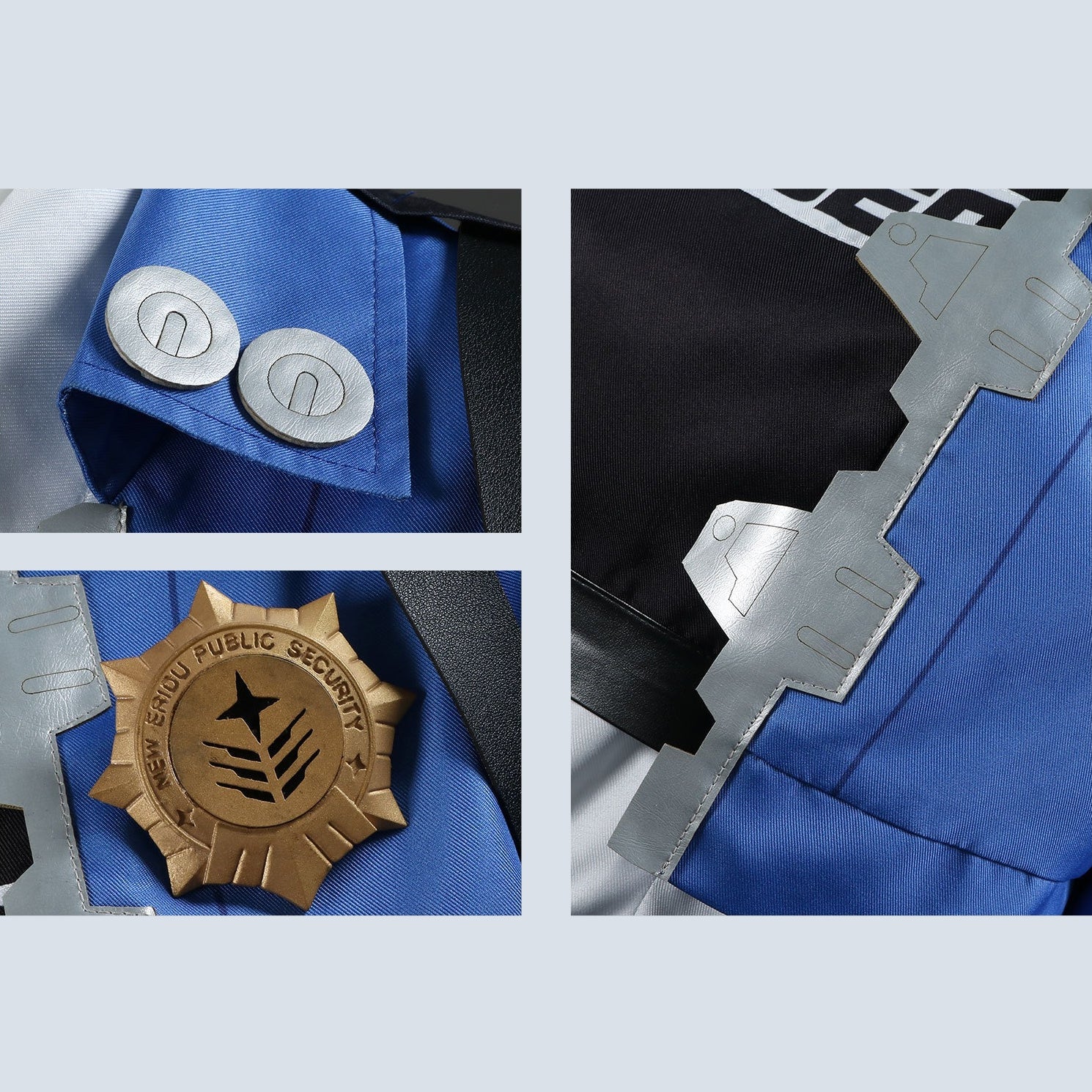 Zenless Zone Zero Public Security Detective Zhu Yuan Cosplay Costumes
