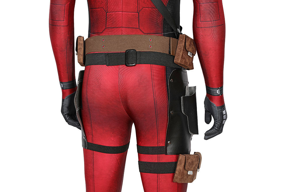 X-men Deadpool Wade Winston Male Jumpsuit Full Set Cosplay Costumes