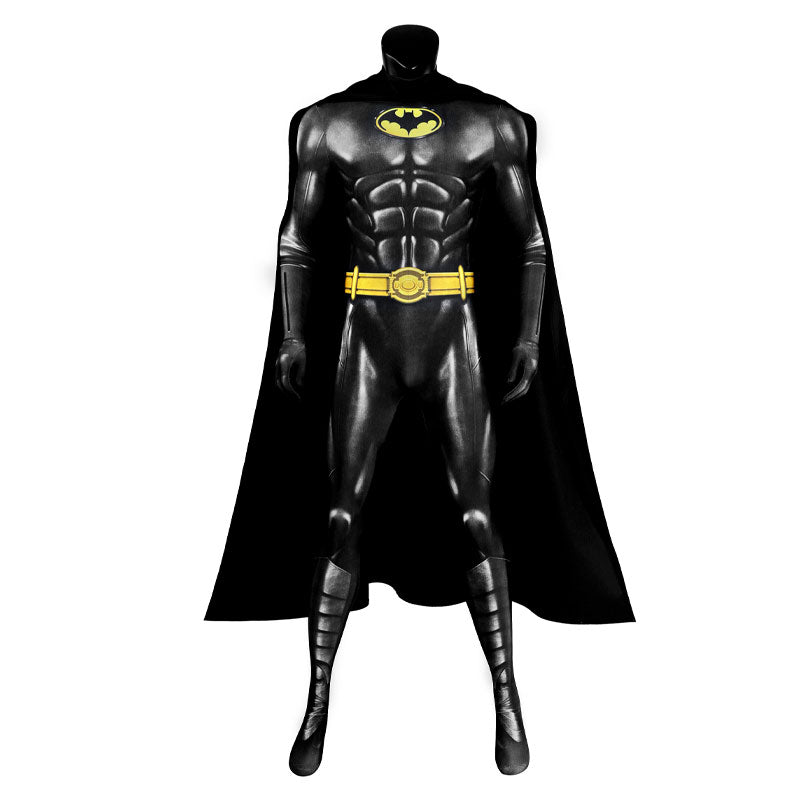 The Flash Batman Bruce Wayne Michael Keaton Jumpsuit Cosplay Costumes