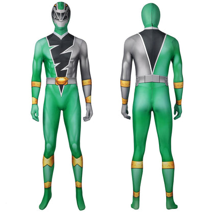 Kishiryu Sentai Ryusoulger Green Solider Male Jumpsuit Cosplay Costumes