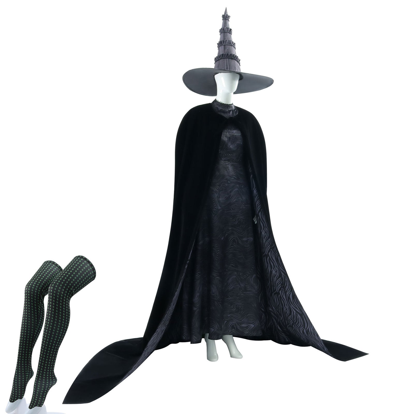 Wicked: For Good Elphaba The Black Witch Dress Cosplay Costumes