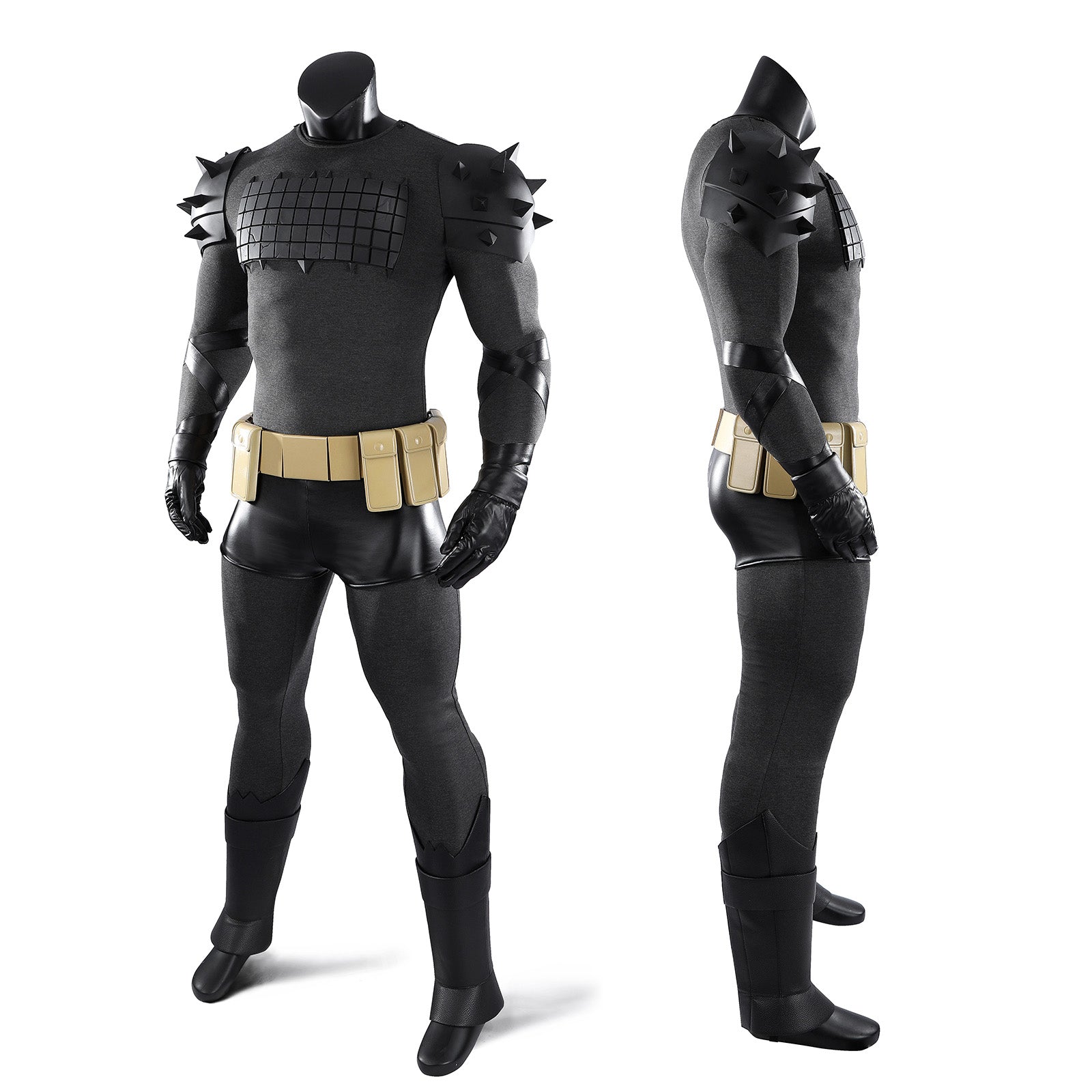 Absolute Batman Bruce Wayne Jumpsuit Full Set Cosplay Costumes