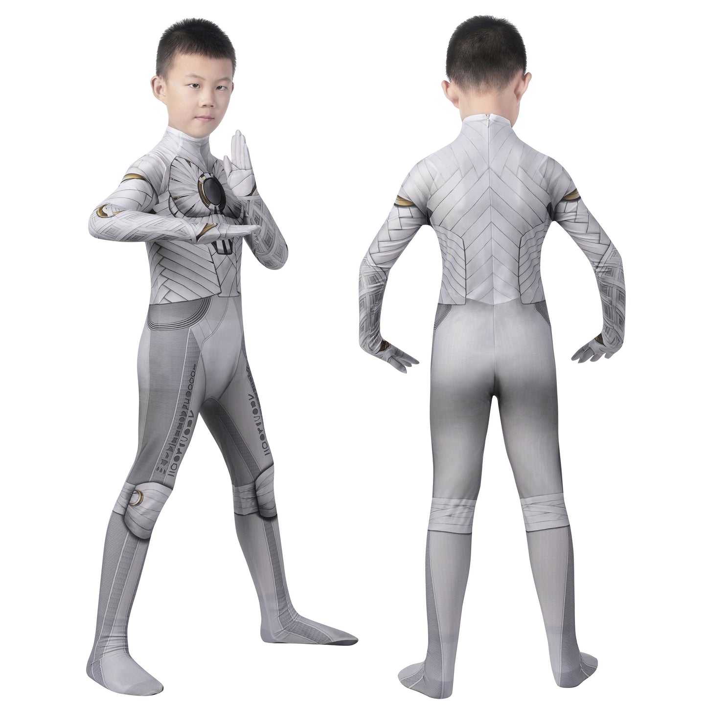 Moon Knight Kids Jumpsuit with Mask and Cloak Cosplay Costumes