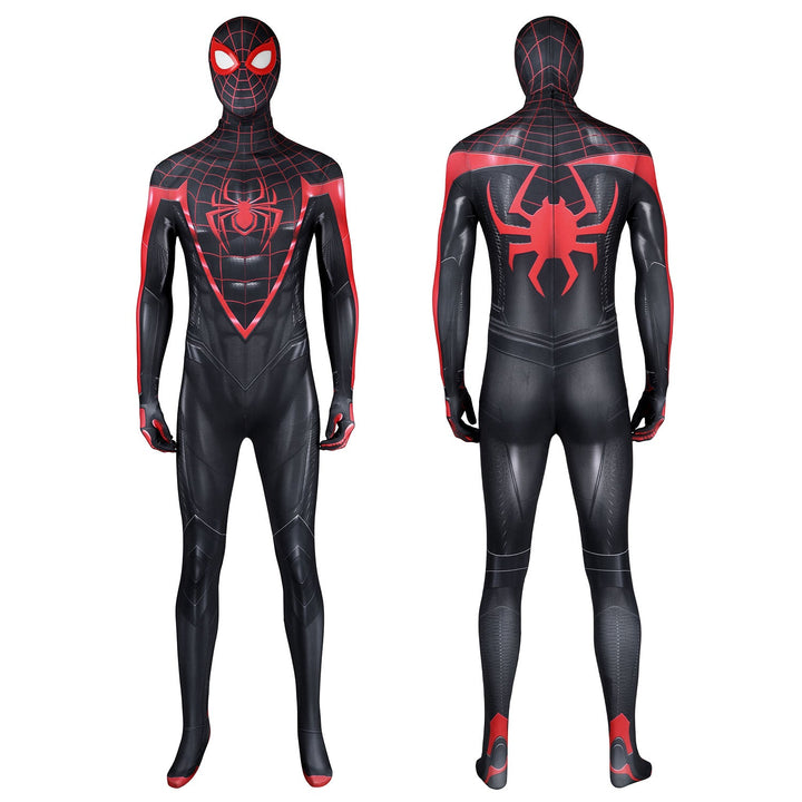 Marvel's Spider-Man 2 Miles Morales New Version Male Jumpsuit Cosplay Costumes