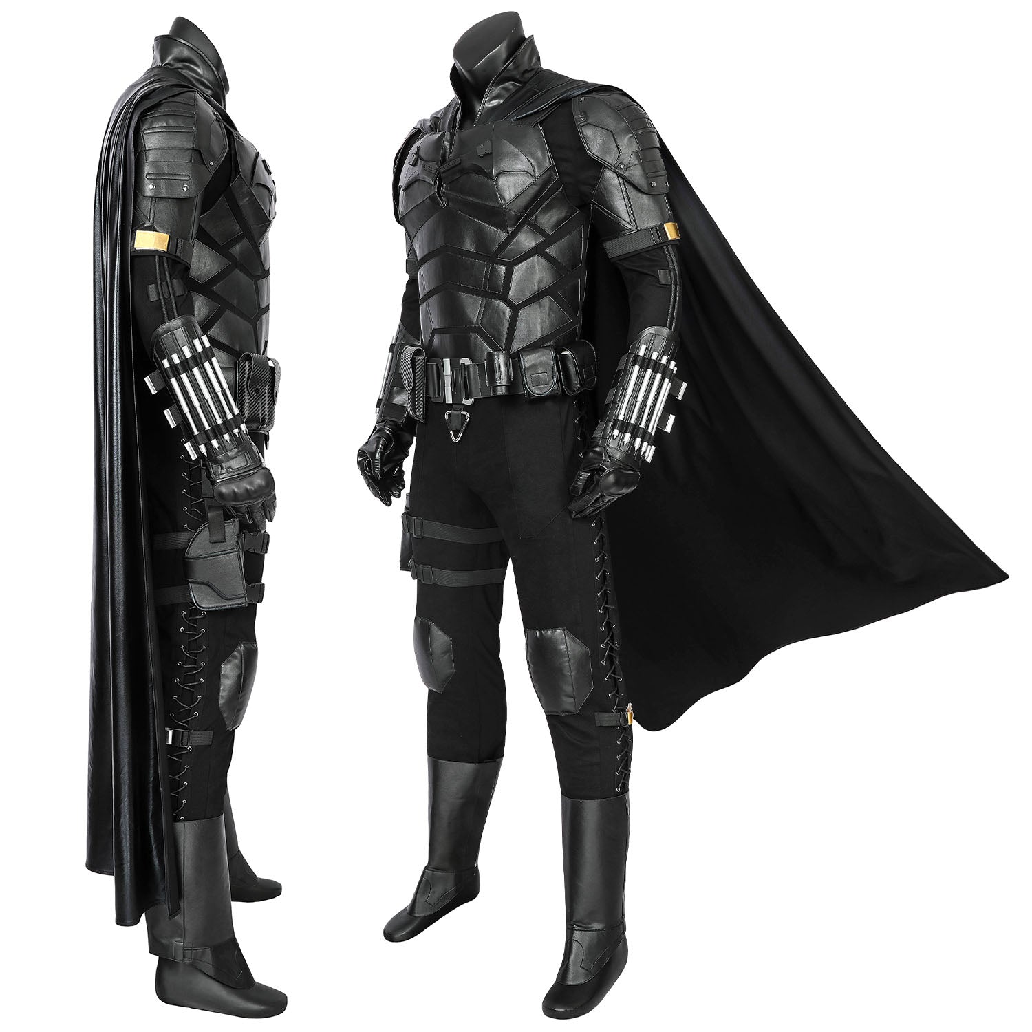 The Batman 2022 Movie Bruce Wayne Robert Pattinson Male Cosplay Costumes
