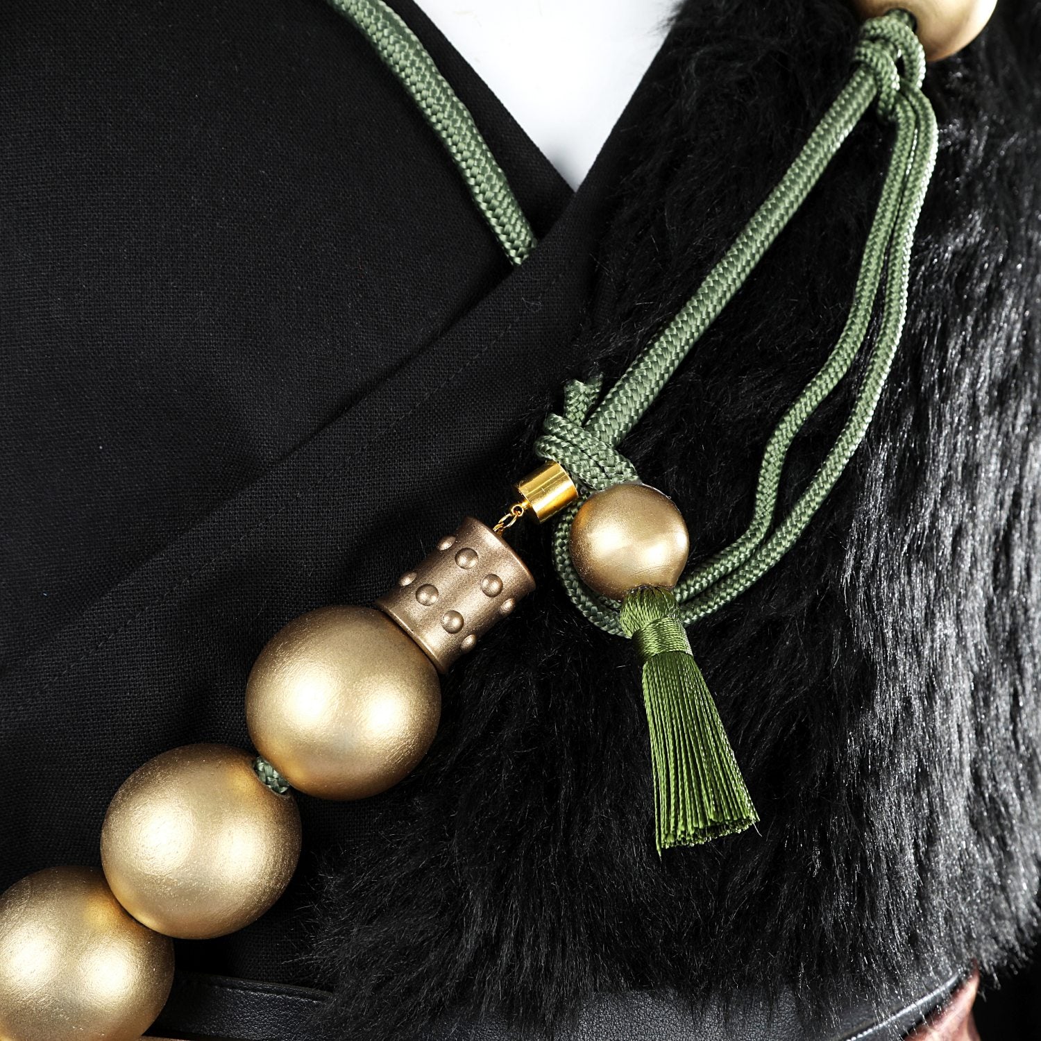 Black Myth: Wukong Ebongold Silk Robe Top Level Cosplay Costumes