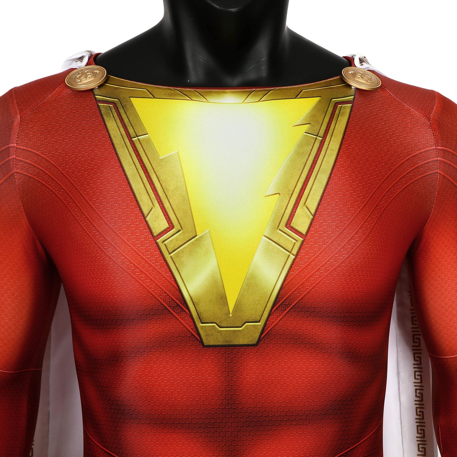 Shazam! Billy Batson Captain Marvel Male Jumpsuit Cosplay Costumes