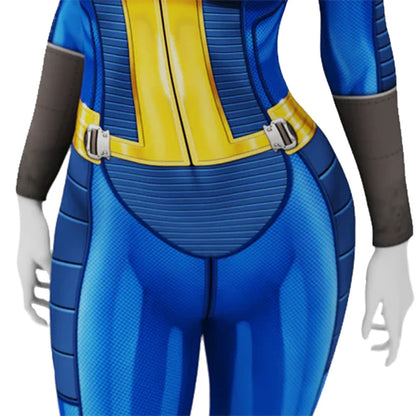 Game Fallout Vault #111 Sheltersuit Female Jumpsuit Cosplay Costumes