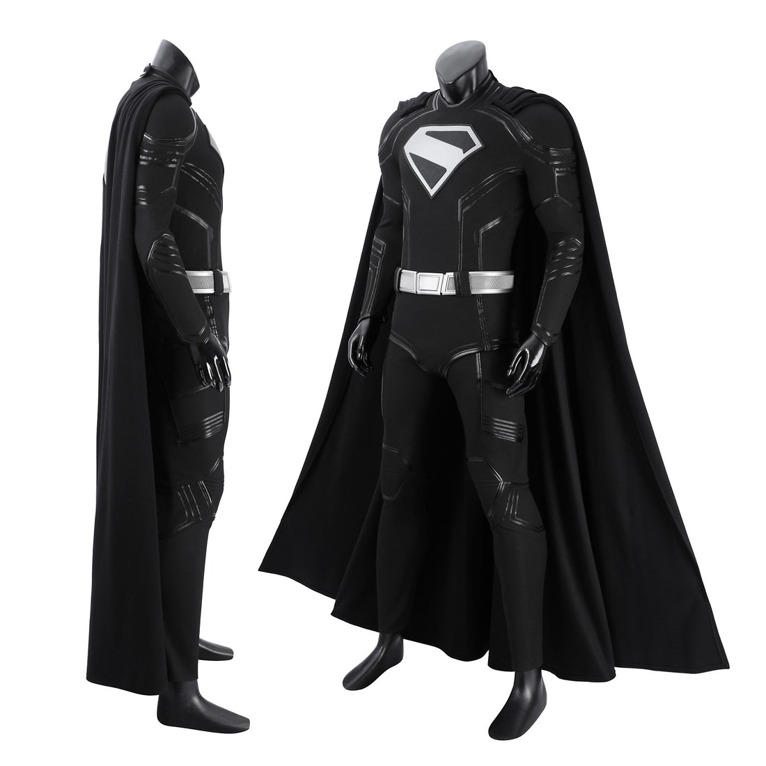 Superman Legacy Clark Kent Black Suit Top Cosplay Costumes