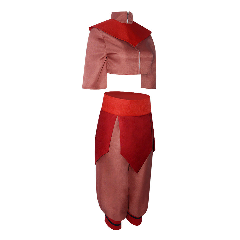 Anime Avatar: The Last Airbender Ty Lee Outfit Cosplay Costumes