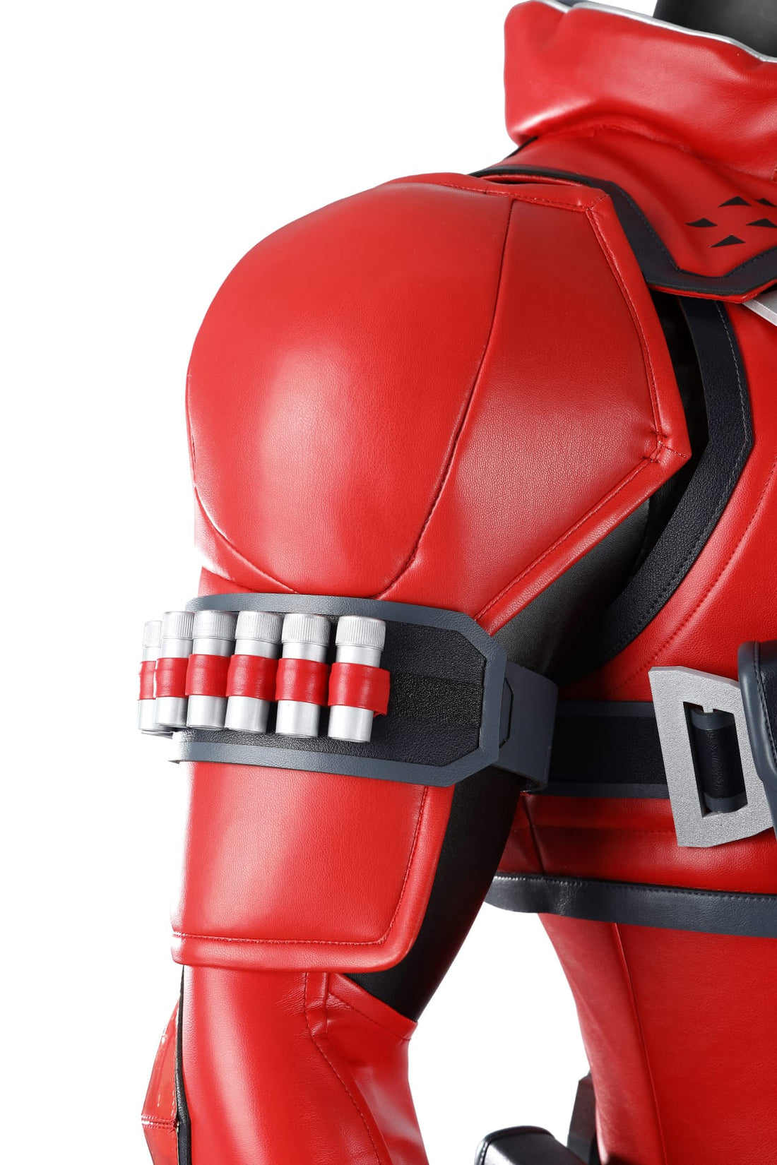 Marvel Rivals Deadpool Ver 2 Red Suit Top Level Cosplay Costumes