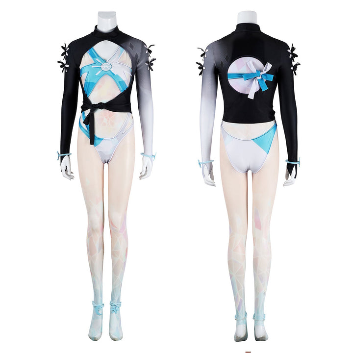Pre-order Marvel Rivals Luna Snow Swimsuit Top Full Cosplay Costumes