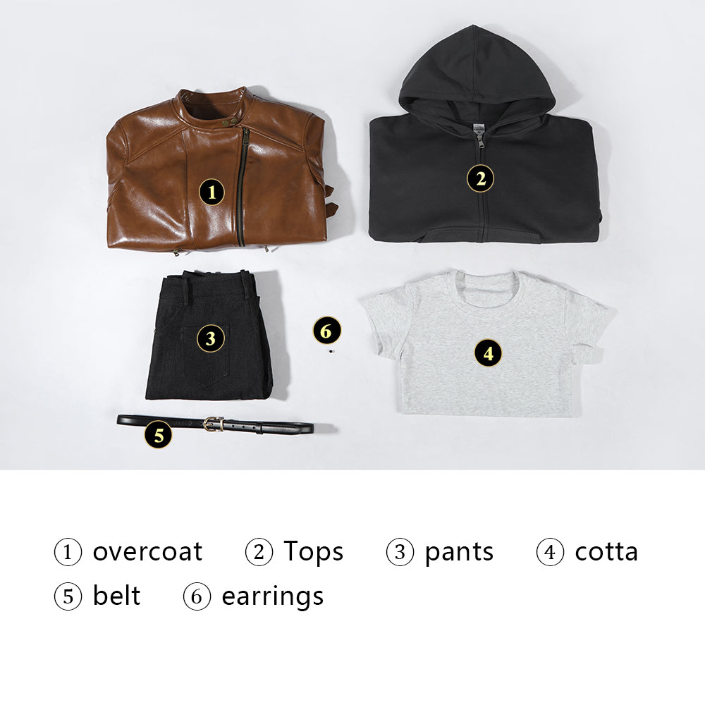 Resident Evil 9 Requiem Grace Ashcroft Woman Fullset Cosplay Costumes