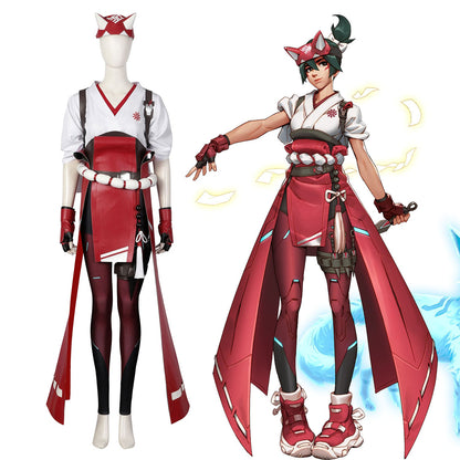 Overwatch 2 OW Kiriko Kamori Kimono Female Cosplay Costumes