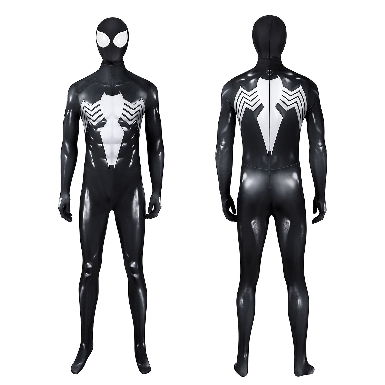 Marvel's Spider-Man 2 Classic Black Suit Male Jumpsuit Cosplay Costumes