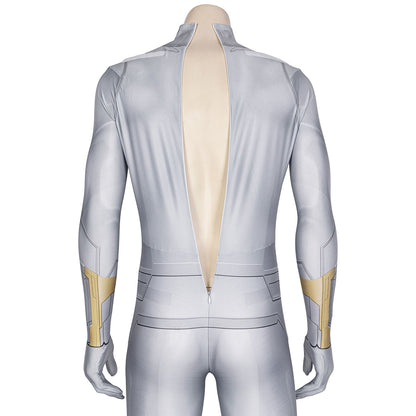 Wanda Vision White Vision Male Jumpsuit with Cloak Cosplay Costumes