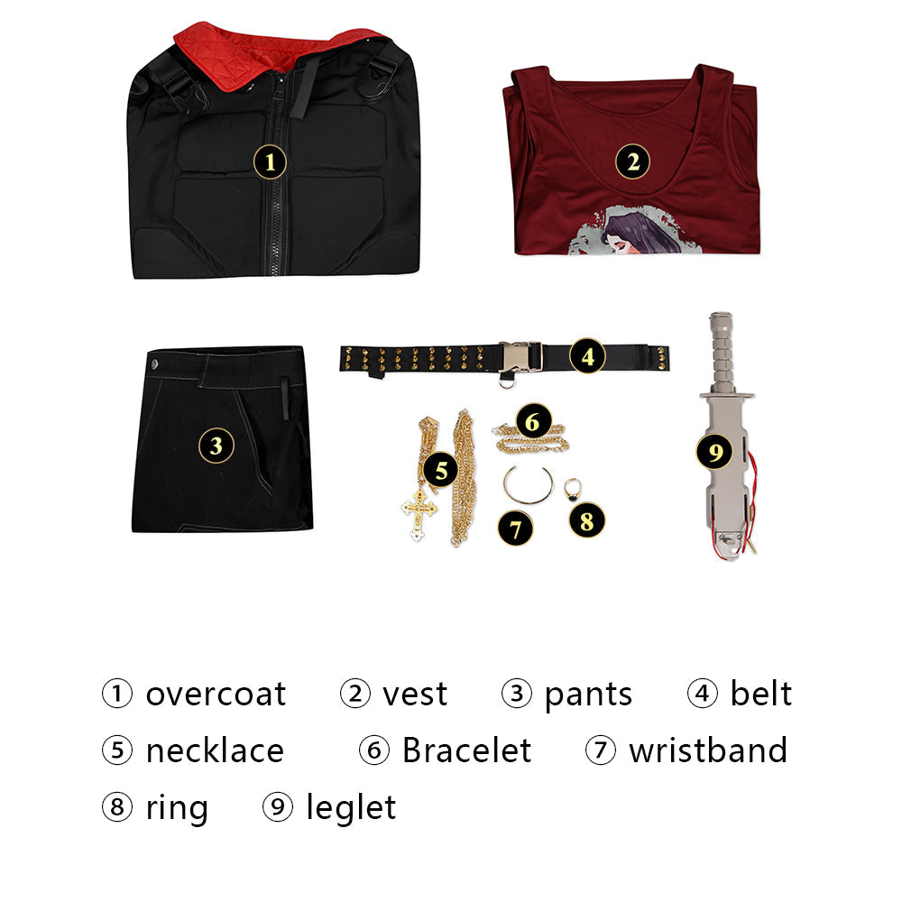 Cyberpunk 2077 Jackie Welles Top Level Full Set Cosplay Costumes