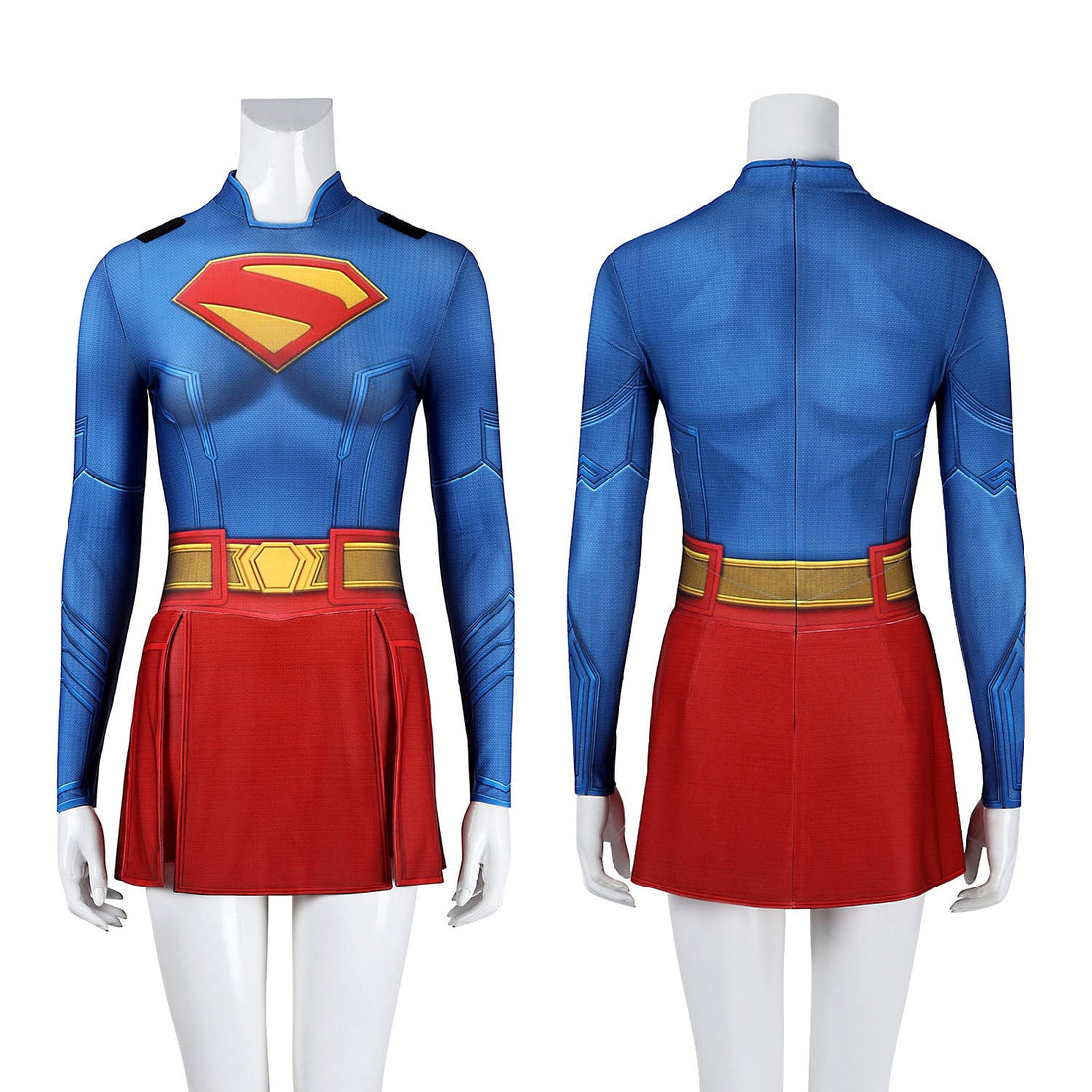 Superman 2025 Legacy Supergirl Jumpsuit with Cloak Cosplay Costumes