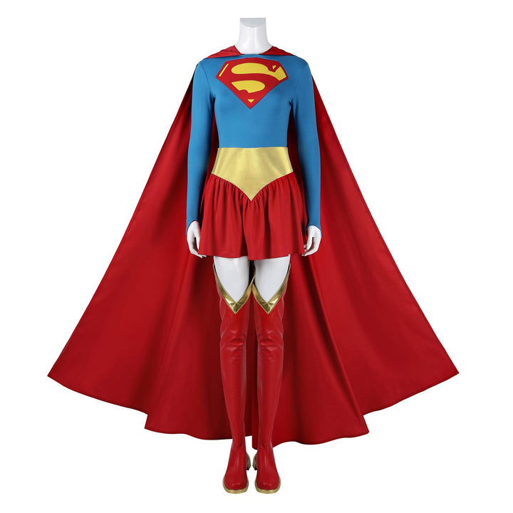 Supergirl Woman of Tomorrow Manga version Superman Cosplay Costumes