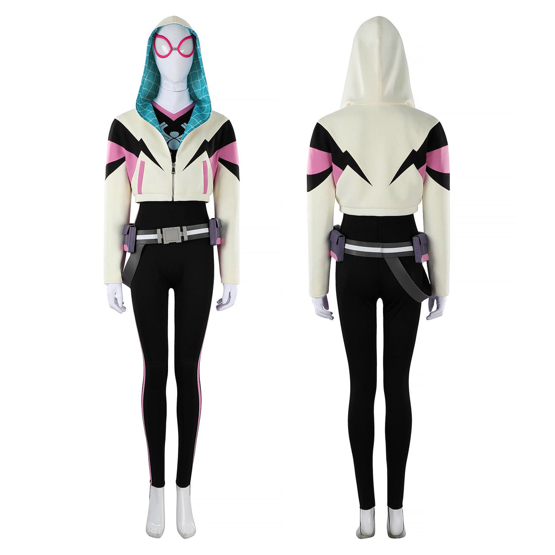 Your Friendly Neighborhood Spider-Man Gwen Jumpsuit Cosplay Costumes