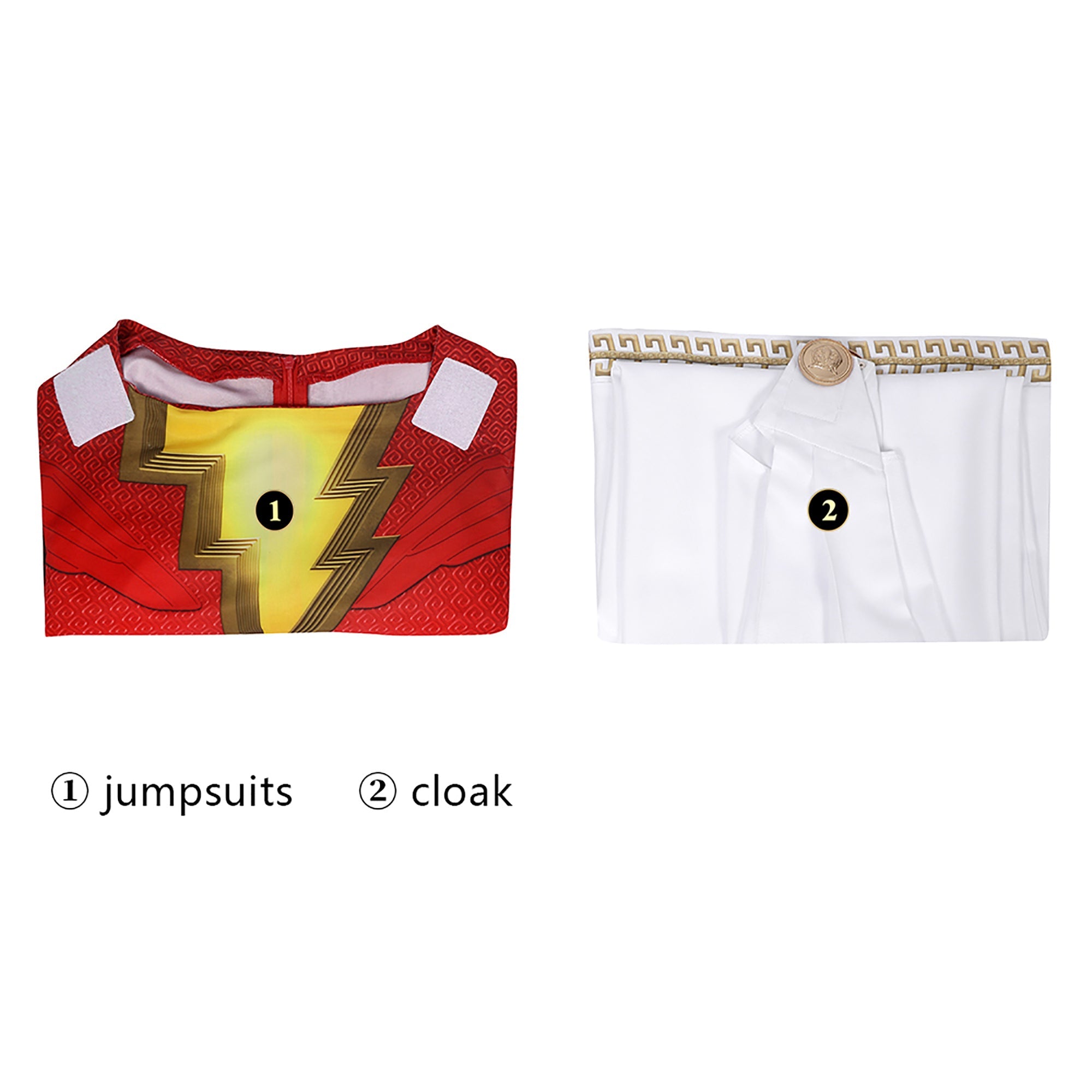 Shazam! Fury of the Gods Kids Jumpsuit Cosplay Costumes