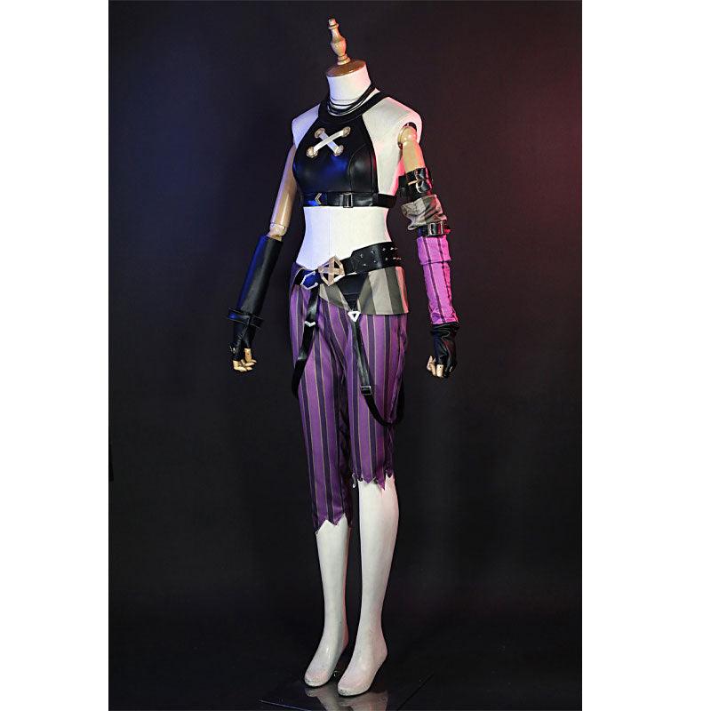 Game LOL Arcane Jinx Fullset Cosplay Costumes
