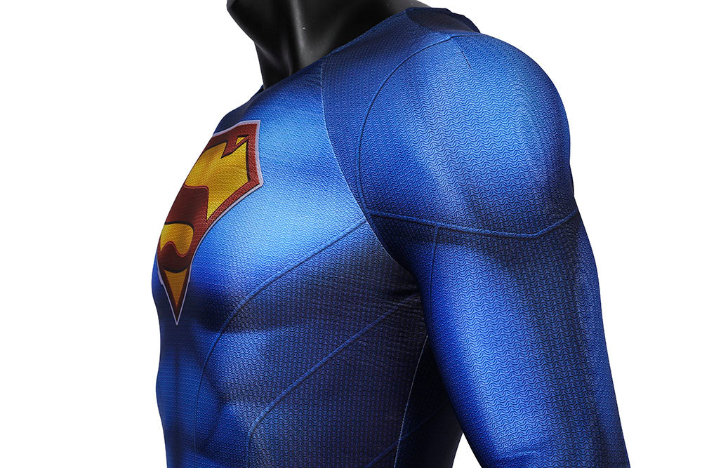 Superman and Lois Clark Kent Male Jumpsuit Cosplay Costumes