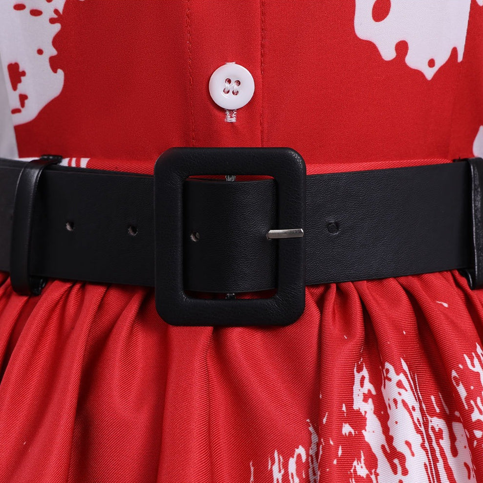 Girl From Nowhere The Reset Nanno Red White Skirt Cosplay Costumes