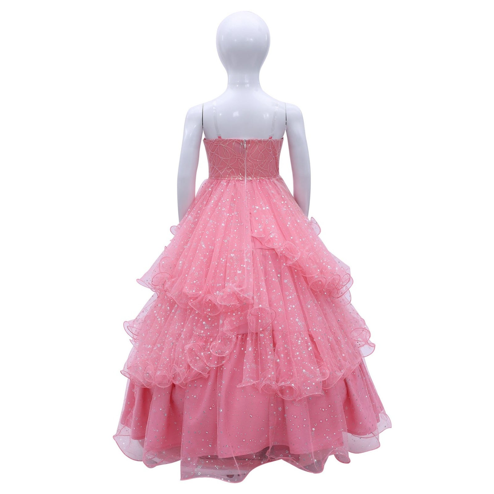 Wicked: For Good Witch Glinda Kids Pink Dress Cosplay Costumes