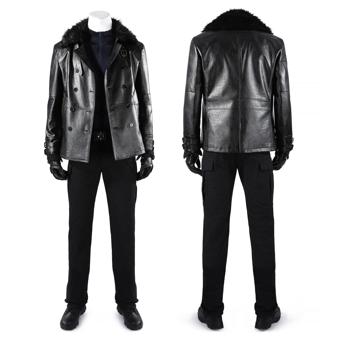 Resident Evil 9 Requiem Leon Leather Jacket Fullset Cosplay Costumes