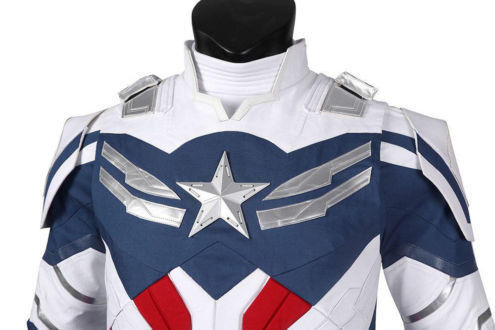 The Falcon and the Winter Soldier Sam Wilson New Captain America Cosplay Costumes