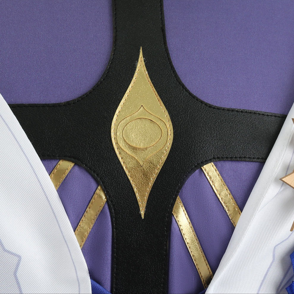 Honkai: Star Rail Sunday White Blue Outfit Carnival Cosplay Costumes