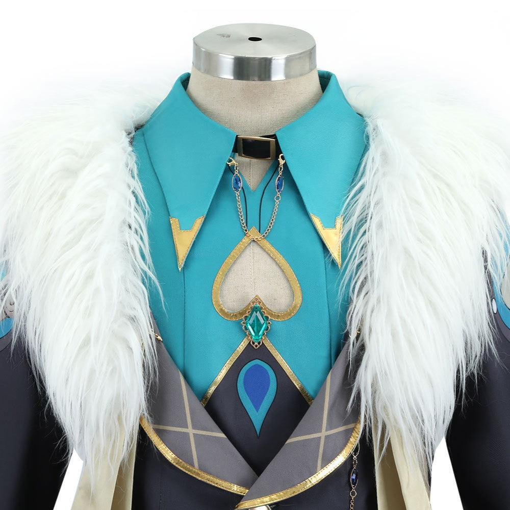 Honkai: Star Rail Aventurine Fullset Glasses Watch Cosplay Costumes