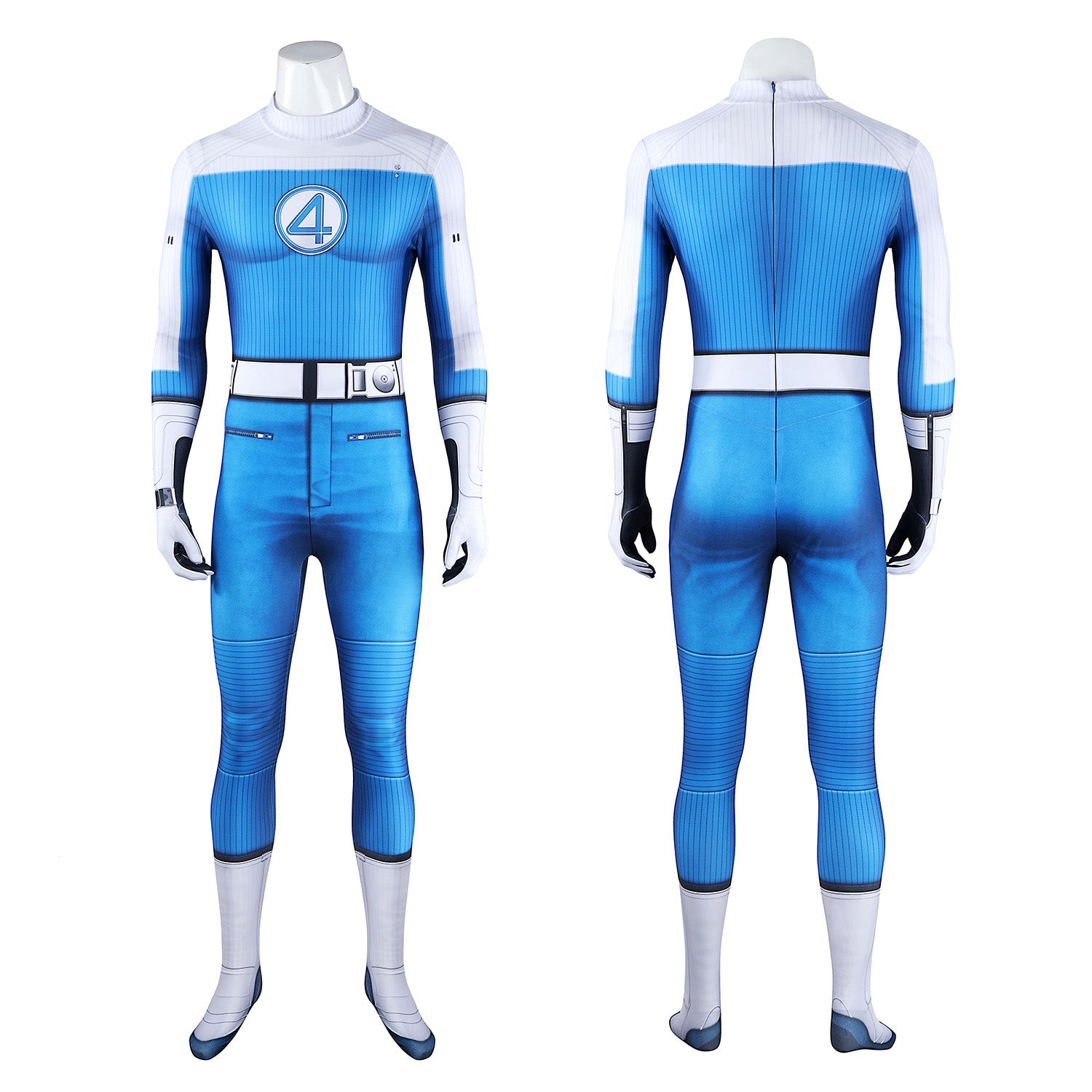 Fantastic Four First Steps Human Torch Johnny Storm Jumpsuit Costumes