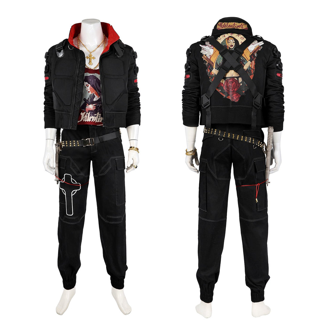 Cyberpunk 2077 Jackie Welles Top Level Full Set Cosplay Costumes