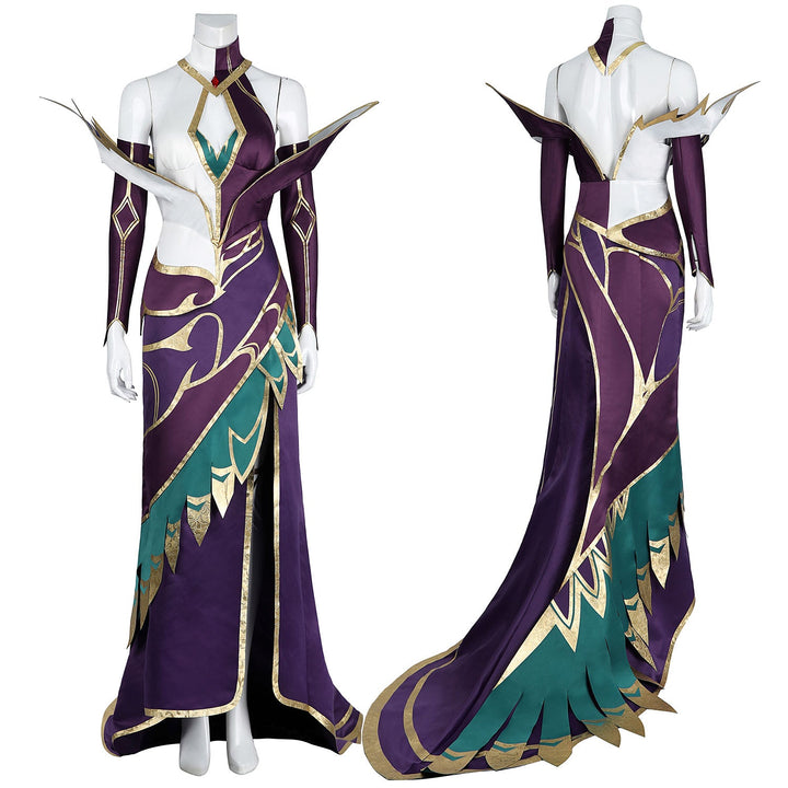 LOL Coven Morgana Premium Edition Female Cosplay Costumes